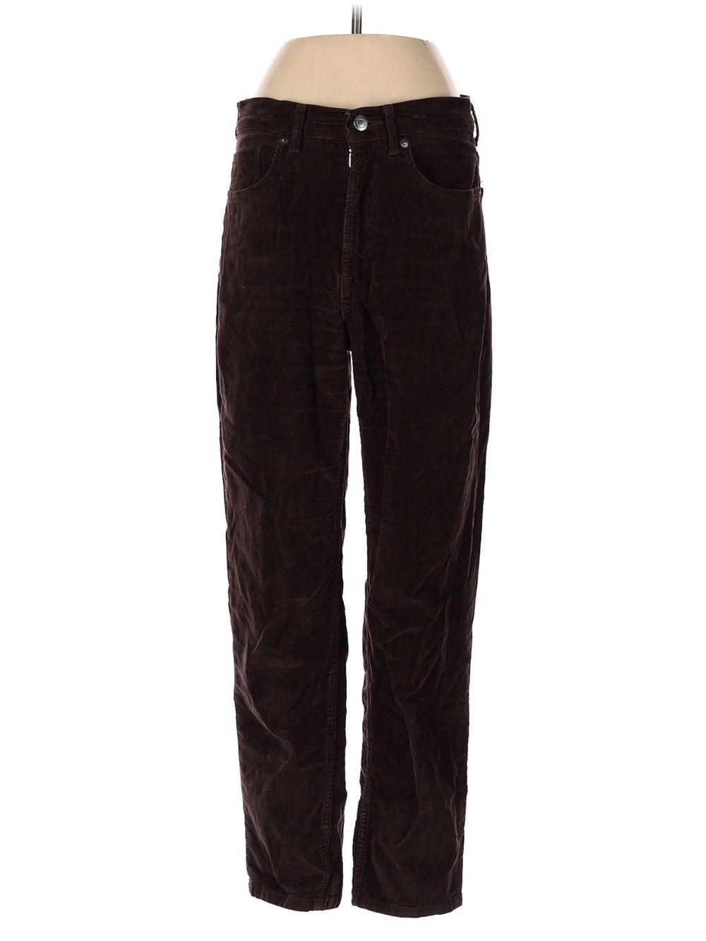 Everlane Baby Cord Cheeky Pants in Dark Brown 27